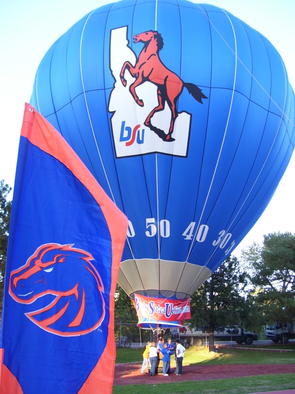 BSU Hot Air Balloon and Banner.